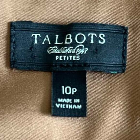 J. CREW SATIN BROWN SLEEVELESS MIDI DRESS size 10P - Picture 4 of 11